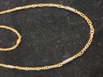 14 k gouden monte carlo ketting 40 gram 65 cm, Sieraden, Tassen en Uiterlijk, Kettingen, Ophalen of Verzenden, Nieuw, Goud, Goud