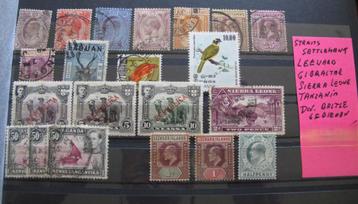 postzegels diverse objecten Britse Gemene Best  beschikbaar voor biedingen