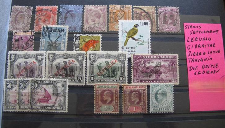 postzegels diverse objecten Britse Gemene Best, Postzegels en Munten, Postzegels | Europa | UK, Gestempeld, Ophalen of Verzenden