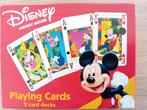 Speelkaarten Disney Mickey Mouse, 2 pakjes, Verzamelen, Ophalen of Verzenden, Nieuw, Speelkaart(en)