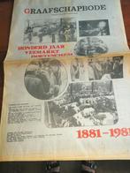 honderd jaar veemarkt Doetinchem - Graafschapbode, Verzamelen, Ophalen of Verzenden, 1960 tot 1980, Nederland, Krant