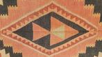 Antiek Kazak kelim 404x135/Perzisch tapijt/Vloerkleed/Kilim, Antiek en Kunst, Antiek | Kleden en Textiel, Ophalen of Verzenden