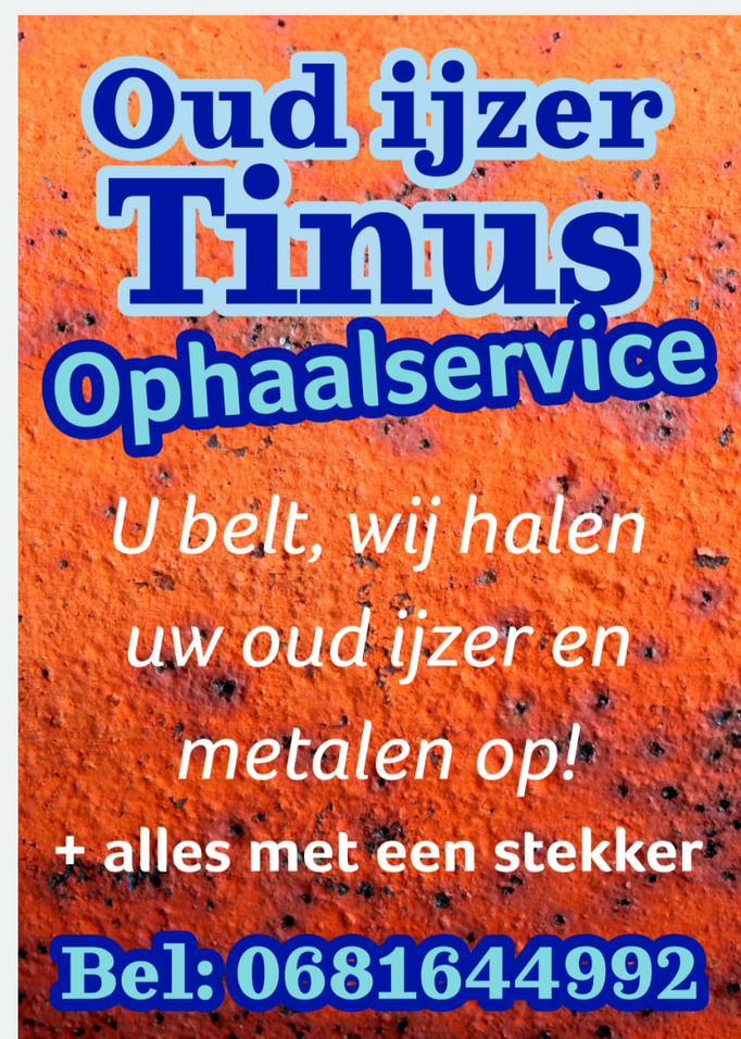 Tinus haalt uw oudijzer gratis op thuis deventer ️, Doe-het-zelf en Verbouw, IJzerwaren en Bevestigingsmiddelen, Zo goed als nieuw