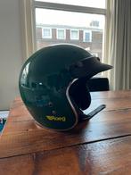 Roeg groen L motor helm + vizier, Motoren, Kleding | Motorhelmen, Overige merken, L, Dames, Tweedehands