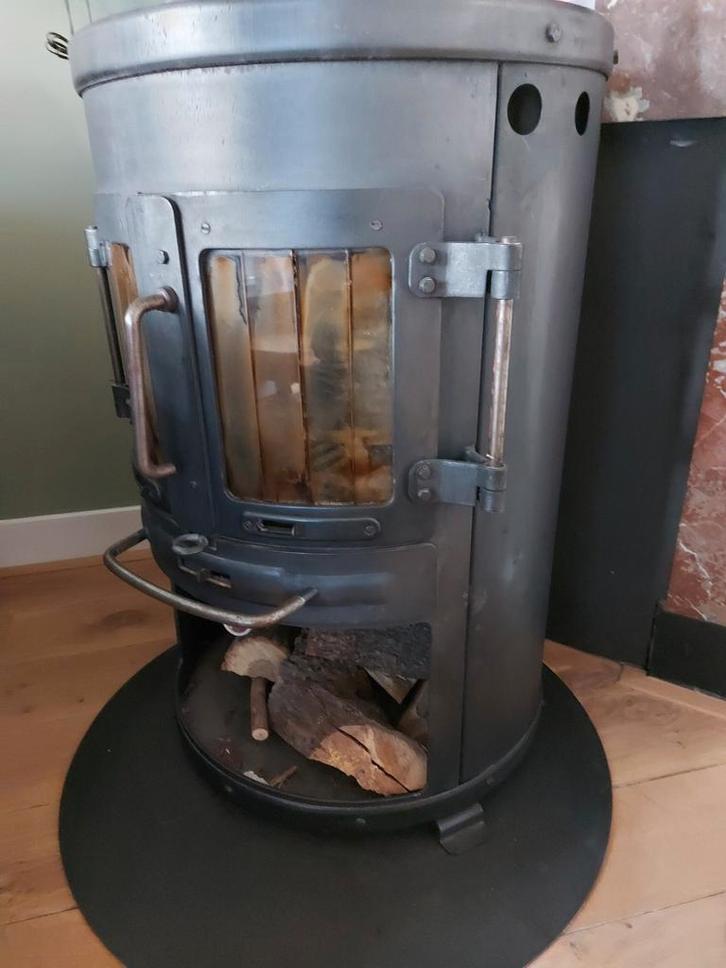 Vintage Houtkachel - Sfeervolle Warmte, Huis en Inrichting, Kachels, Gebruikt, Vrijstaand, Houtkachel, Hout, Ophalen