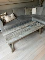Houten salontafel van oud hout, Huis en Inrichting, Tafels | Salontafels, Ophalen, 100 tot 150 cm, Nieuw, 50 tot 100 cm