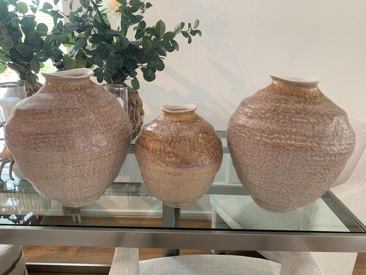 organische vazen, Huis en Inrichting, Woonaccessoires | Vazen, Nieuw, Overige kleuren, Minder dan 50 cm, Aardewerk of Porselein