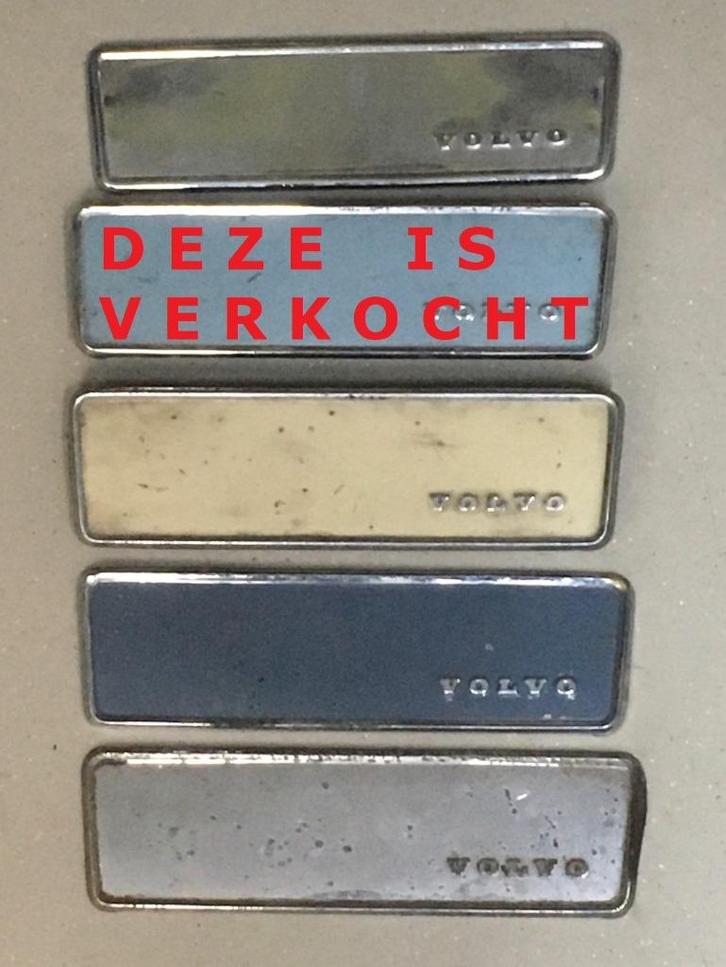 Radio-gat afdekplaat. Volvo. chroom met uitslag v.weinig., Auto diversen, Auto-accessoires, Gebruikt, Ophalen of Verzenden