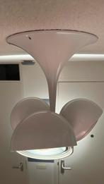 Moderne Witte Plafondlamp, Ophalen of Verzenden, Zo goed als nieuw, Metaal