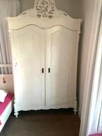 Brocante witte (kleding)kast, Antiek en Kunst, Ophalen