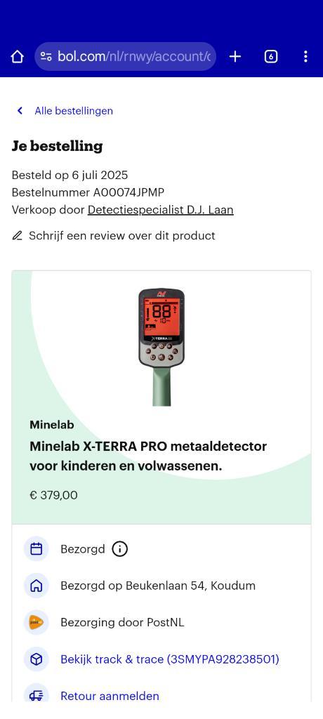 Minelab x terra pro metaaldetector nieuw, Hobby en Vrije tijd, Metaaldetectors, Nieuw, Minelab, Discriminatie metaaldetectie, Instelbare gevoeligheid