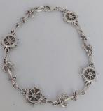 Zilveren armband ankers roer 925 zilver 20cm lang, Ophalen of Verzenden, Zilver, Zilver