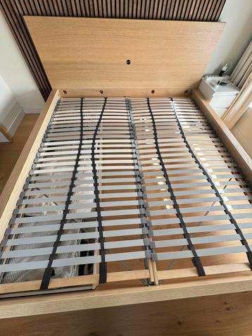 IKEA Malm 180*200 Bedframe with two Lonset bed base