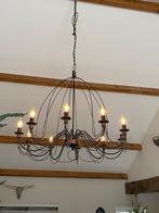 100 cm doorsnee,Als nieuw Zwart met goud/koper10 lampjes, Huis en Inrichting, Lampen | Kroonluchters, Ophalen of Verzenden, Zo goed als nieuw
