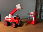 Bouw set brandweerauto, Kinderen en Baby's, Speelgoed | Speelgoedvoertuigen, Ophalen, Gebruikt
