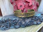 Super gava Tibetaanse mantra armband van koper., Ophalen of Verzenden, Nieuw, Overige kleuren, Overige materialen