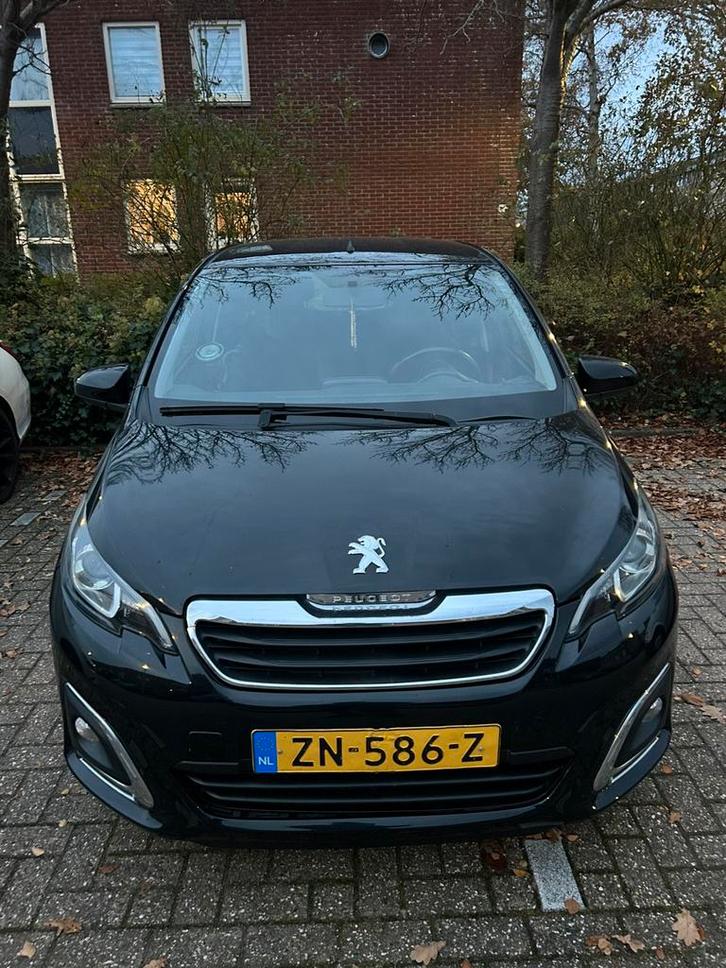 Peugeot 108 1.0 E-vti Blue Lease Executive 72pk 2019 Zwart, Auto's, Peugeot, Particulier, Benzine, Hatchback, Handgeschakeld, Origineel Nederlands