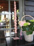 Roze houten Ornament op Voet, Ophalen