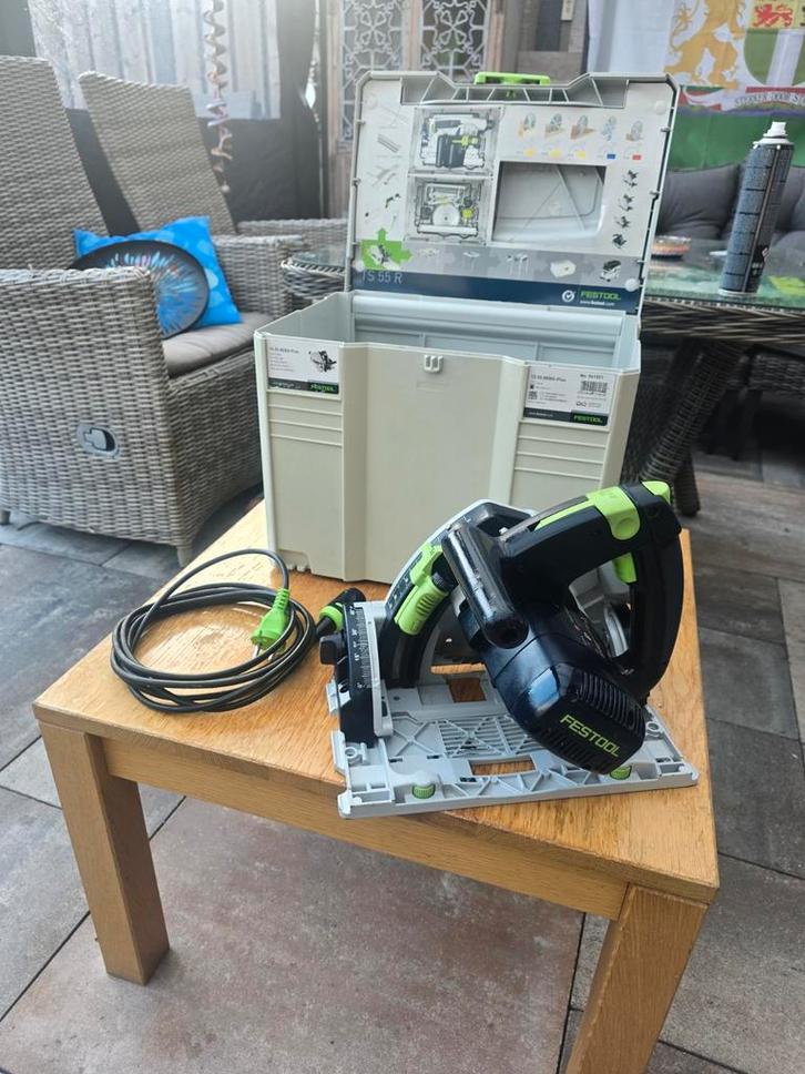 Festool TS 55 REBQ-Plus Invalzaag, Doe-het-zelf en Verbouw, Gereedschap | Zaagmachines, Gebruikt, Invalzaag, 600 tot 1200 watt