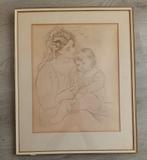 Pablo Picasso (1881-1973) - Moeder en kind, Antiek en Kunst, Kunst | Etsen en Gravures, Ophalen of Verzenden