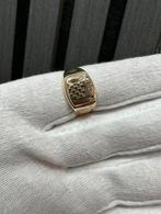 14K Gouden Ring met Wapen Design, Ophalen of Verzenden, Zo goed als nieuw, Goud, Dame
