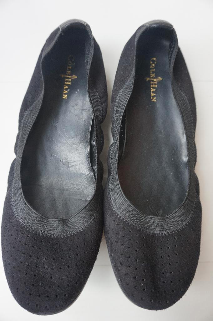 Cole Haan ballerina instappers zwart suède leer mt 37 flat, Kleding | Dames, Schoenen, Zo goed als nieuw, Ballerina's, Zwart, Ophalen of Verzenden