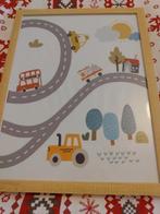 Auto tractor poster in lijst, Kinderen en Baby's, Kinderkamer | Inrichting en Decoratie, Nieuw, Ophalen of Verzenden, Wanddecoratie