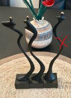 Corry Ammerlaan 3 sculpturen sanquin op sokkel, Ophalen of Verzenden