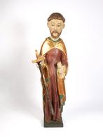 Santos Sculptuur Sint Paulus, 19de eeuw, Antiek en Kunst, Antiek | Religie, Ophalen of Verzenden