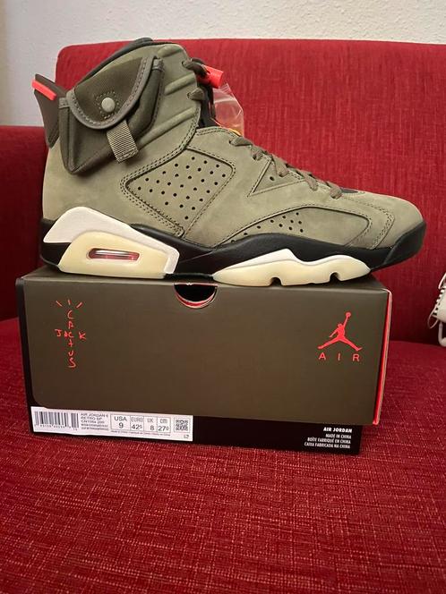 Jordan 6Travis scott us 9, Kleding | Heren, Schoenen, Nieuw, Ophalen of Verzenden