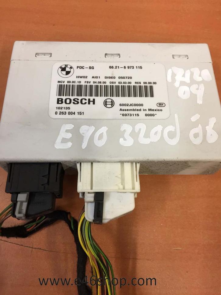 PDC module BMW E90 E91 oem 6973115, Auto-onderdelen, Elektronica en Kabels, BMW, Gebruikt, Ophalen of Verzenden