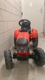 Rode trap tractor met aanhanger, Kinderen en Baby's, Speelgoed | Buiten | Skelters, Overige merken, Zo goed als nieuw, Ophalen