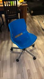 Ikea Snille bureau stoel blauw, Huis en Inrichting, Bureaustoelen, Ophalen, Zo goed als nieuw, Blauw, Bureaustoel