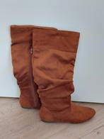 Hoge dameslaarzen maat 40 bruin cognac laars, Hoge laarzen, Bruin, Ophalen of Verzenden, Zo goed als nieuw