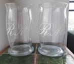 Riviera Maison Windlichten Set, Ophalen, Wit, Minder dan 50 cm, Glas
