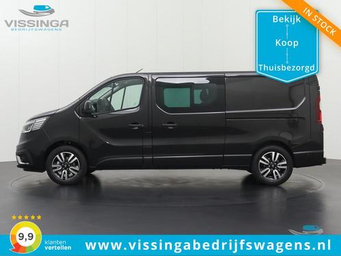 Renault Trafic L2H1 170 pk Automaat Extra luxe Dubbele Cabin, Auto's, Bestelauto's, Bedrijf, Te koop, ABS, Achteruitrijcamera