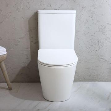 NIEUW- Duoblok Toilet Modern Rond met Soft-Close Toiletzitti beschikbaar voor biedingen