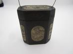 Antieke Chinese snuifdoos met ingelegd gesneden been B4391, Antiek en Kunst, Ophalen of Verzenden