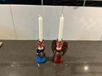 Vintage engel kaarsenhouders, 1 speler, Ophalen of Verzenden, Gebruikt, Vanaf 3 jaar