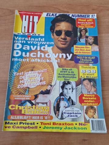 Hitkrant 1996 X-Files David Duchovny BSB Sandra Bullock beschikbaar voor biedingen