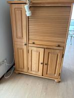 Houten computerkast / computerkast – netjes onderhouden, Ophalen, Zo goed als nieuw, 120 tot 170 cm
