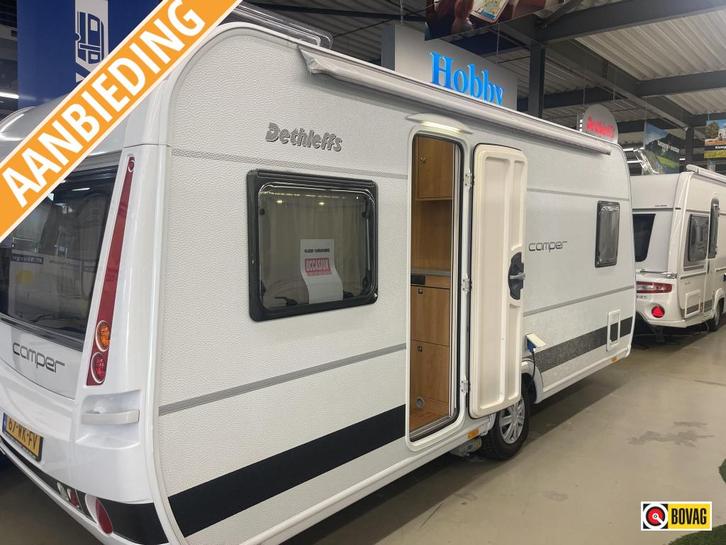 Dethleffs Camper 470 FR+Zakluifel+Mover+Fietsendrager, Caravans en Kamperen, Caravans, Bedrijf, tot en met 2, 1000 - 1250 kg, Rondzit