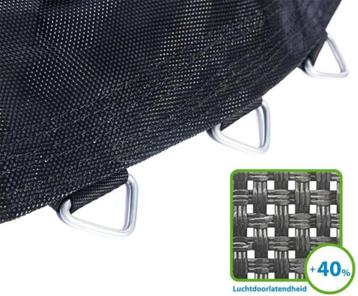 Airjump Springmat Trampoline Rond 251cm luchtdoorlatend  585 beschikbaar voor biedingen