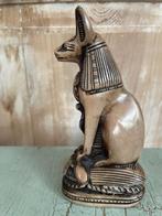 Egyptisch beeldje anubis. Jakhalsgod egypte. Steen / marmer., Ophalen