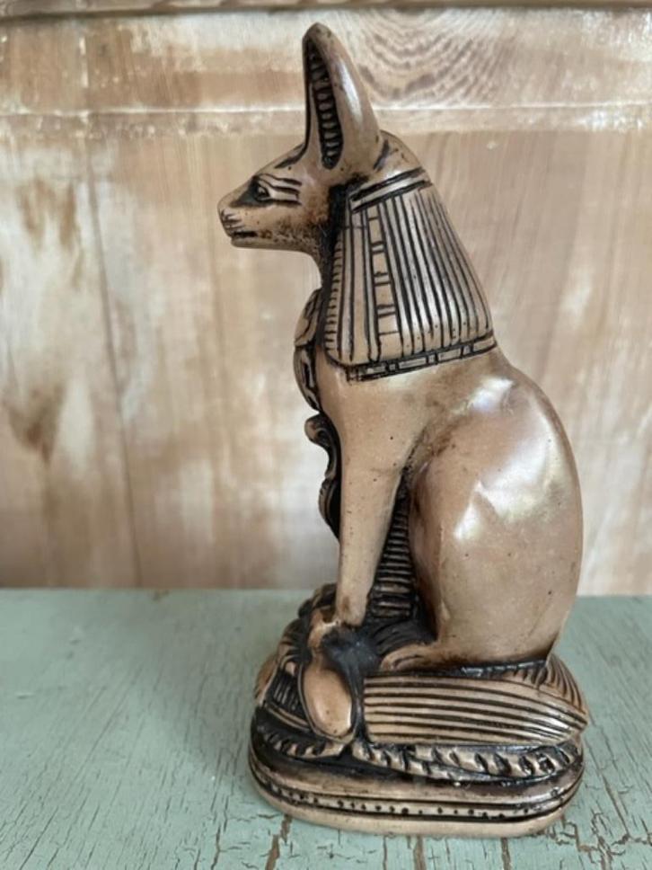 Egyptisch beeldje anubis. Jakhalsgod egypte. Steen / marmer., Antiek en Kunst, Kunst | Beelden en Houtsnijwerken, Ophalen