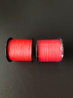 2 x 500m gevlochten lijn 18/100 braid,, Japanse kwaliteit, Ophalen of Verzenden, Nieuw, Vislijn