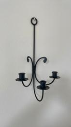 Kandelaar voor aan de muur, Ophalen, 25 tot 50 cm, Zwart, Zo goed als nieuw