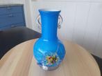 Mooie blauwe vaas Murano stijl, Antiek en Kunst, Antiek | Glas en Kristal, Ophalen of Verzenden