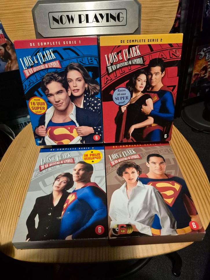 Lois & Clark DVD Box Seizoen 1-4 NL Ondertiteld, Cd's en Dvd's, Dvd's | Tv en Series, Gebruikt, Actie en Avontuur, Boxset, Vanaf 12 jaar