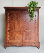 Antieke XXL Biedermeier meidenkast vintage linnenkast kast, Ophalen of Verzenden